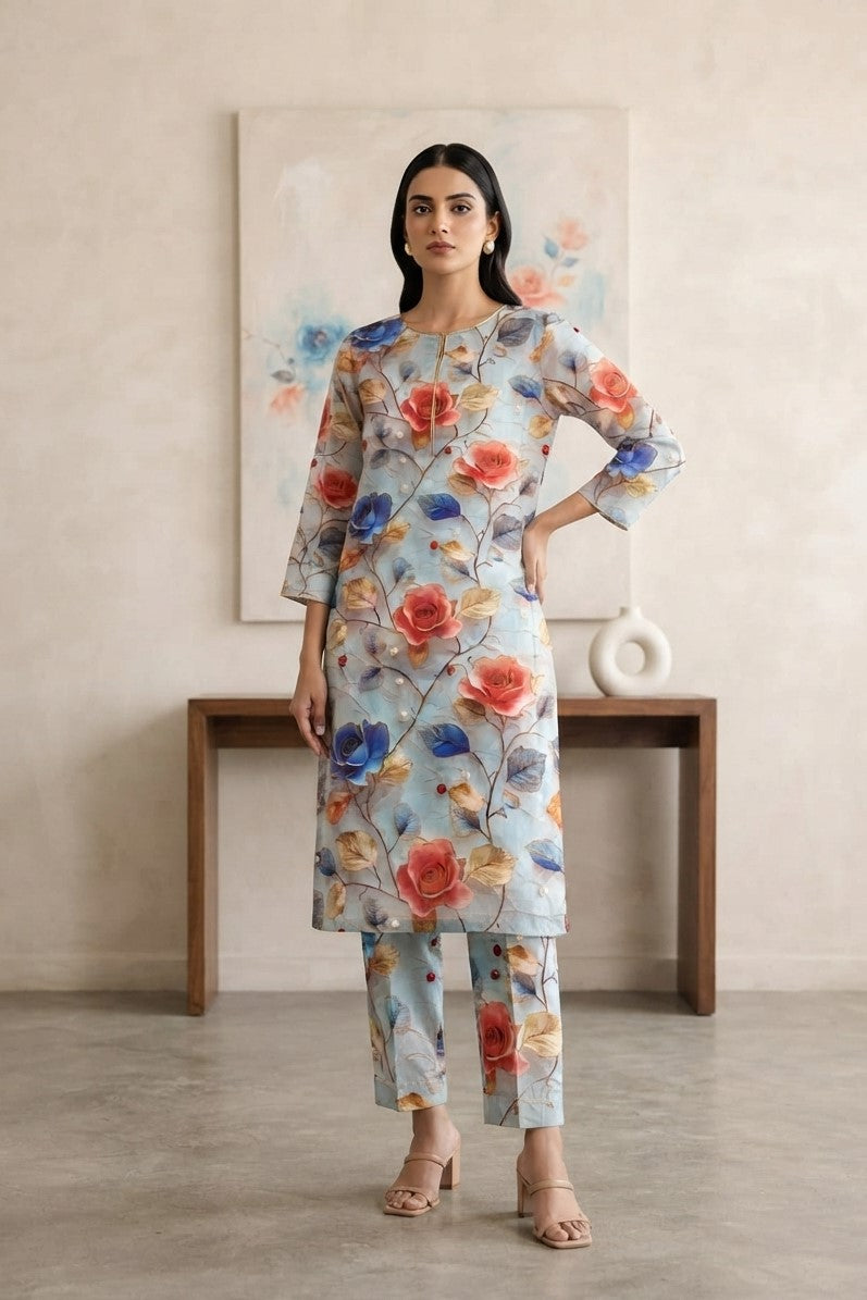 Mix Brand Cambric Unstitched ST 2pc