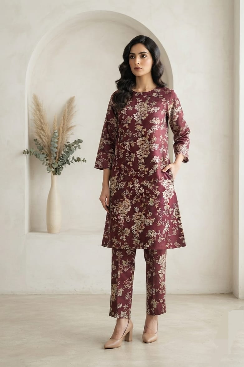 Mix Brand Unstitched Printed Khaddar Allover ST 2pc