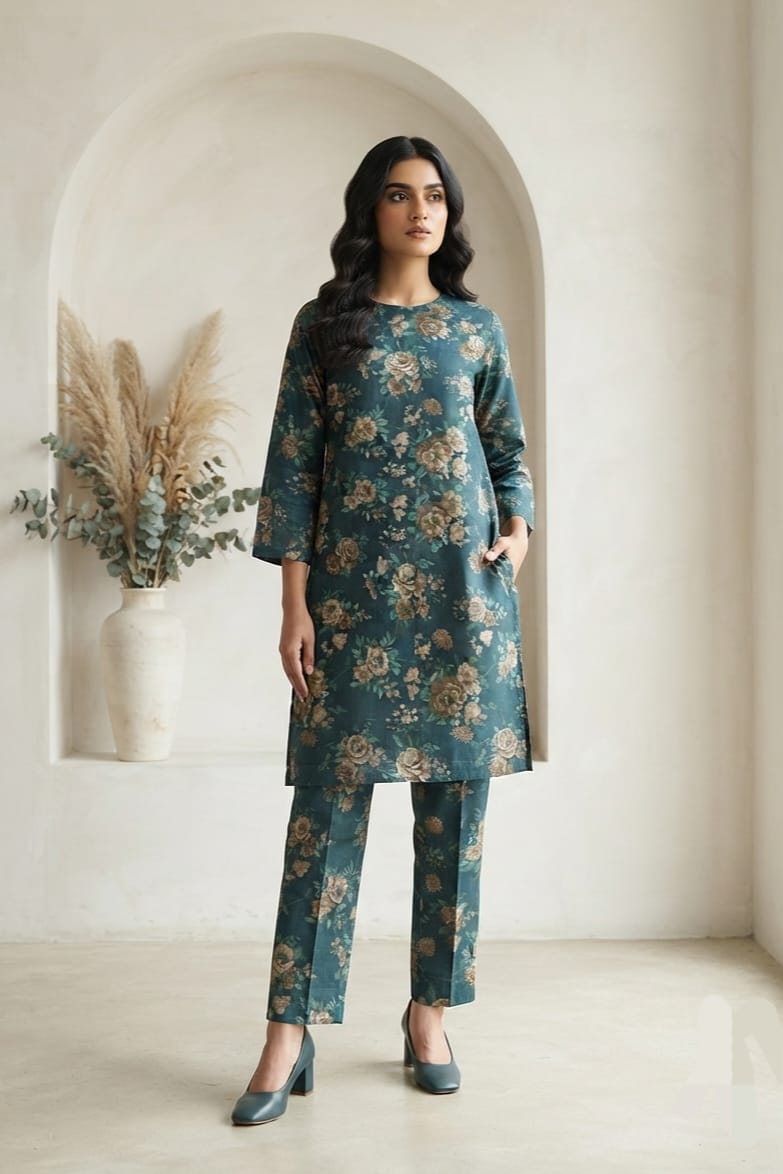 Mix Brand Unstitched Printed Khaddar Allover ST 2pc