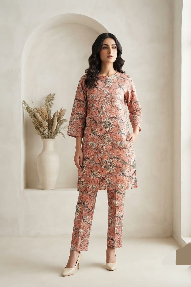 Mix Brand Unstitched Printed Khaddar Allover ST 2pc