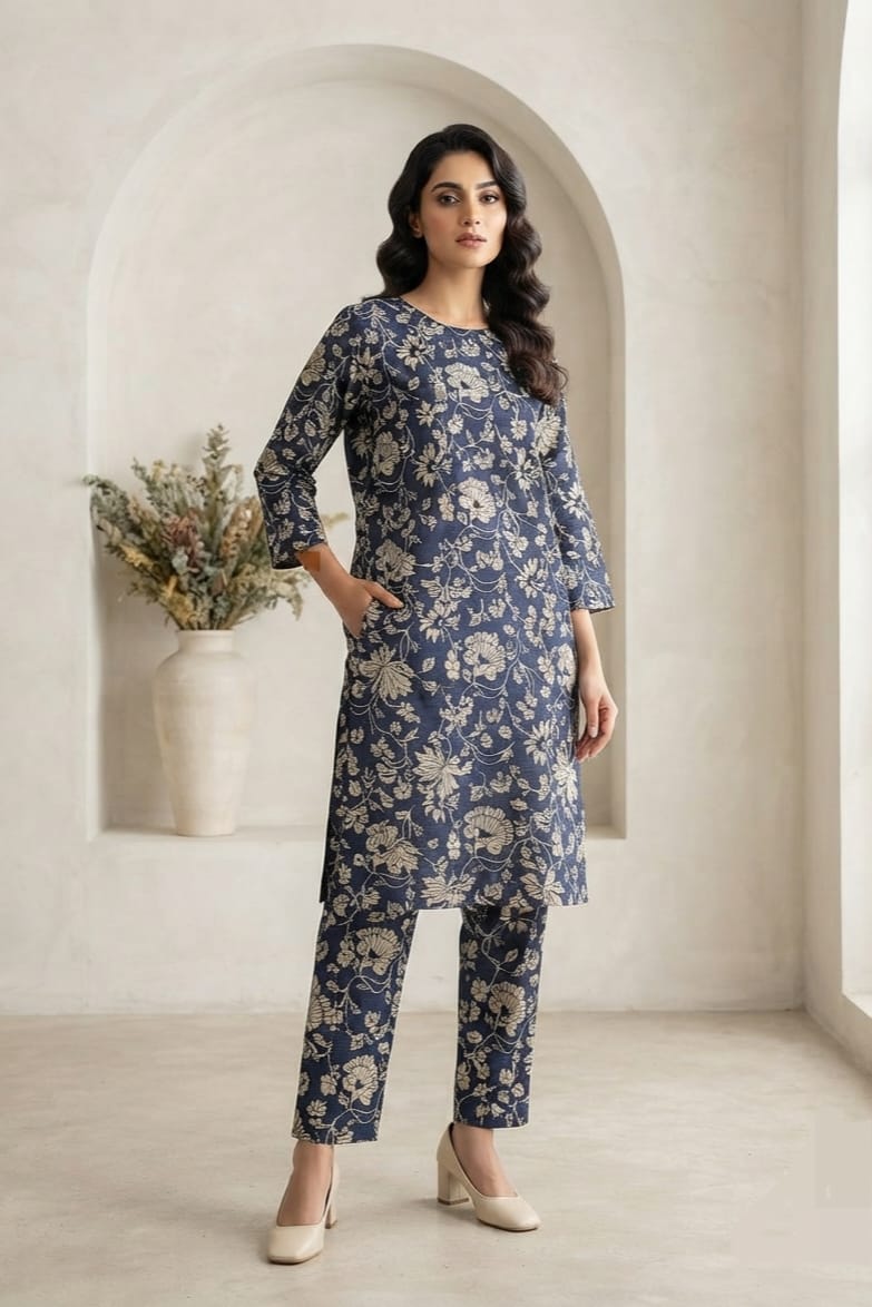 Mix Brand Unstitched Printed Khaddar Allover ST 2pc