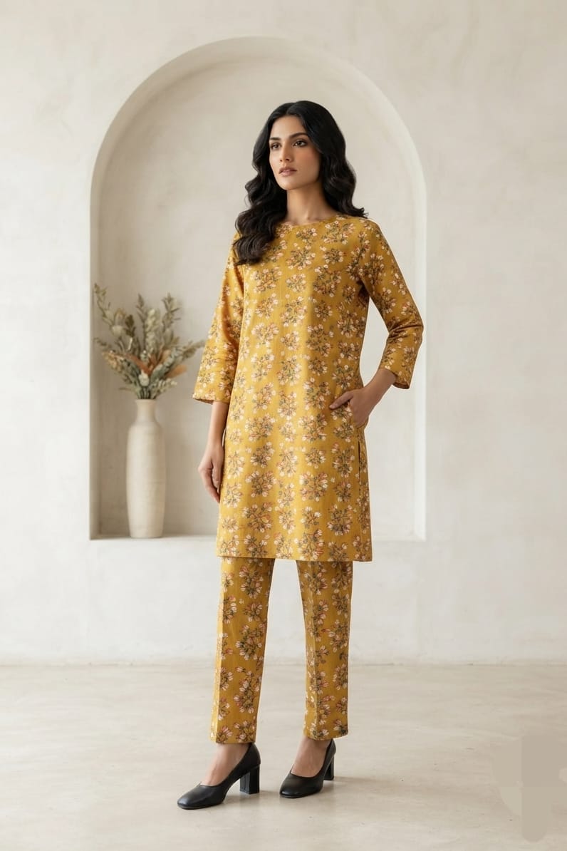 Mix Brand Unstitched Printed Khaddar Allover ST 2pc