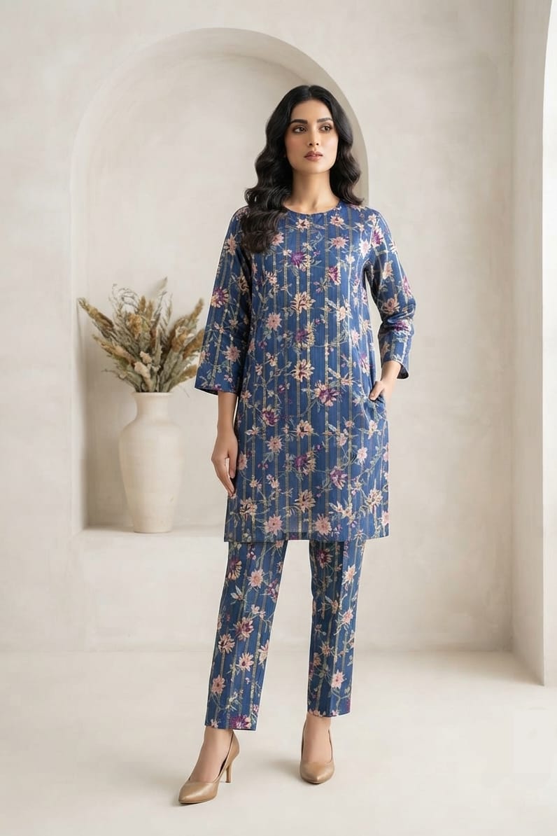Mix Brand Unstitched Printed Khaddar Allover ST 2pc