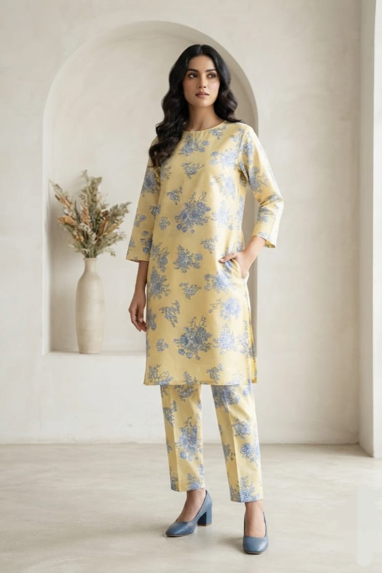 Mix Brand Unstitched Printed Khaddar Allover ST 2pc
