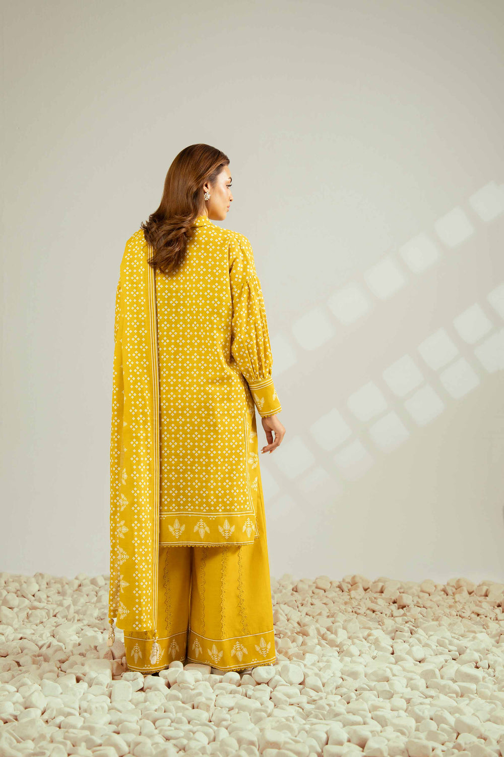 Nishat Unstitched Printed Khaddar 3pc