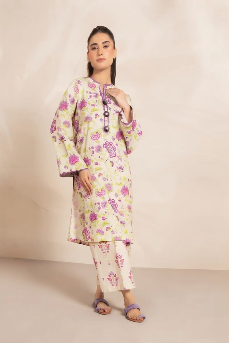Al Karam Unstitched Printed Khaddar ST 2pc