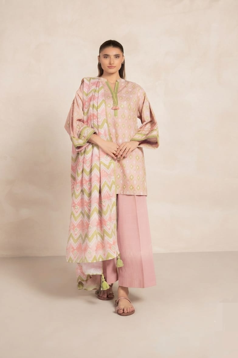 Al Karam Unstitched Printed Khaddar SD 2pc