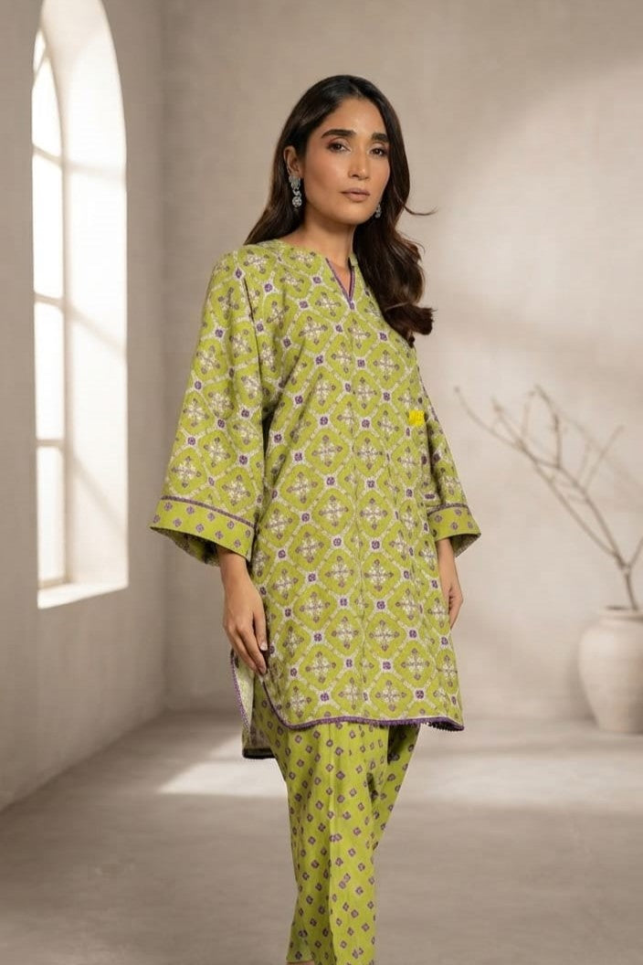 Al Karam Unstitched Printed Khaddar ST 2pc