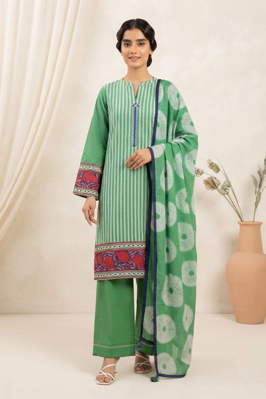 Al Karam Unstitched Printed Khaddar ST 2pc