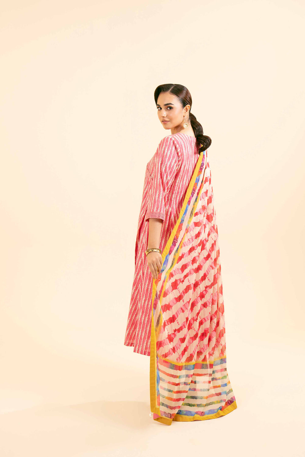 Nishat Unstitched Printed Dobby Cotton 3pc