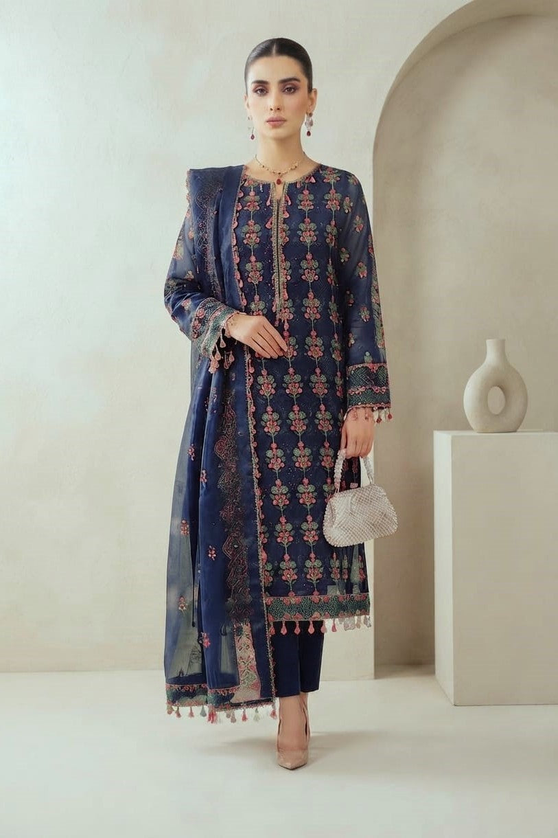 Noor jahan Aliya Unstitched Embroidered Karandi 3pc