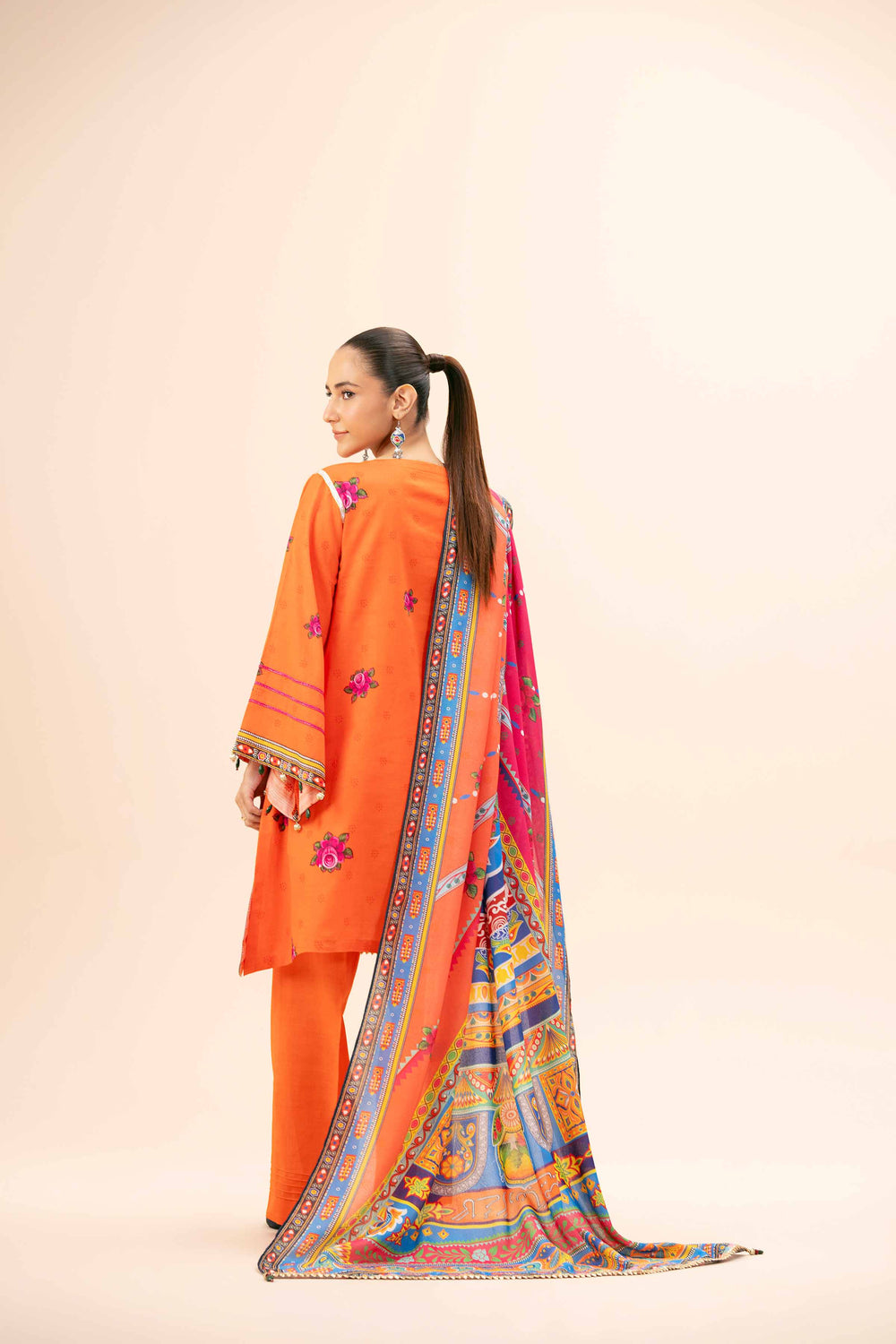 Nishat Unstitched Printed Khaddar 3pc