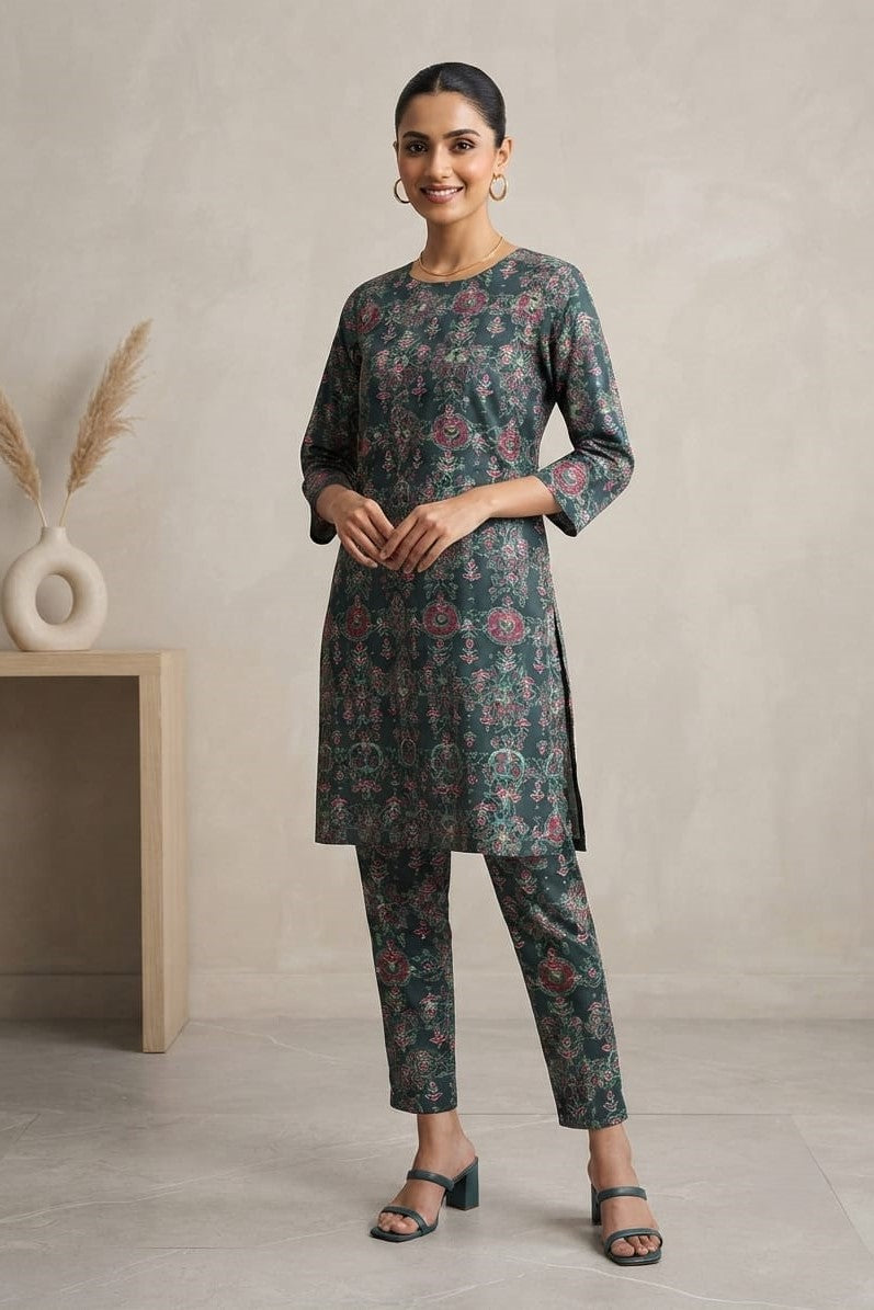 Premium Designer Unstitched Printed Linen ST 2pc