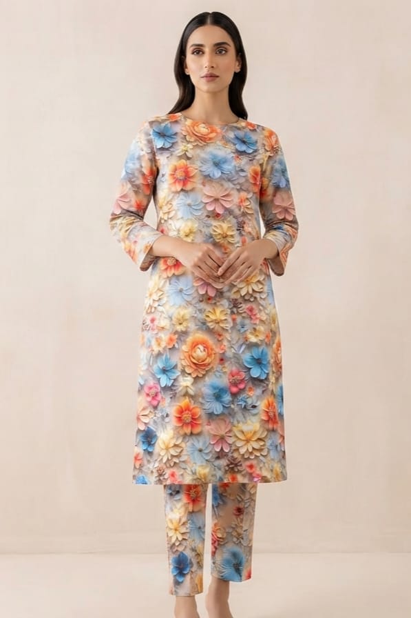 Mix Brand Cambric Unstitched ST 2pc