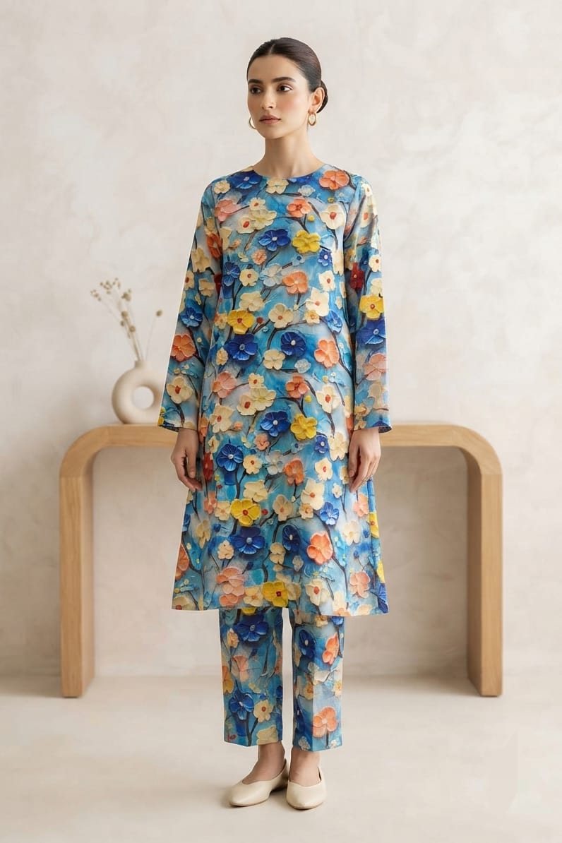 Mix Brand Cambric Unstitched ST 2pc