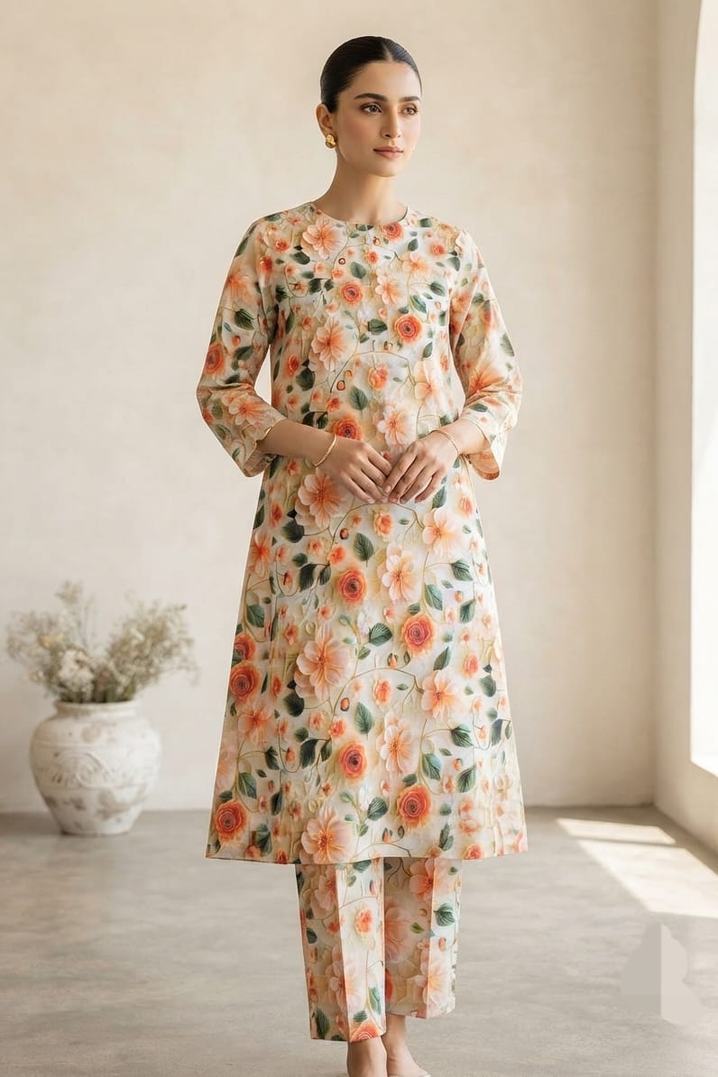 Mix Brand Cambric Unstitched ST 2pc