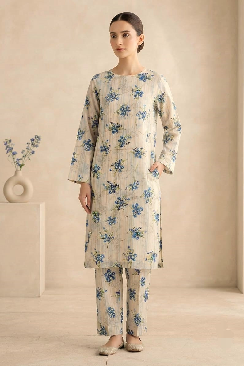 Mix Brand Cambric Unstitched ST 2pc