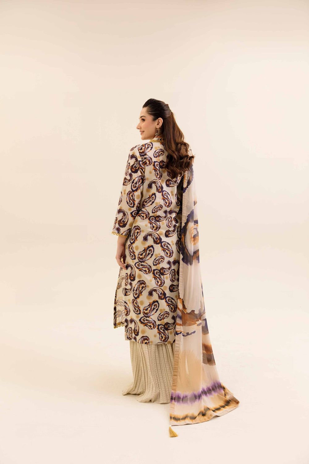 Nishat Unstitched Printed Dobby Cotton 3pc