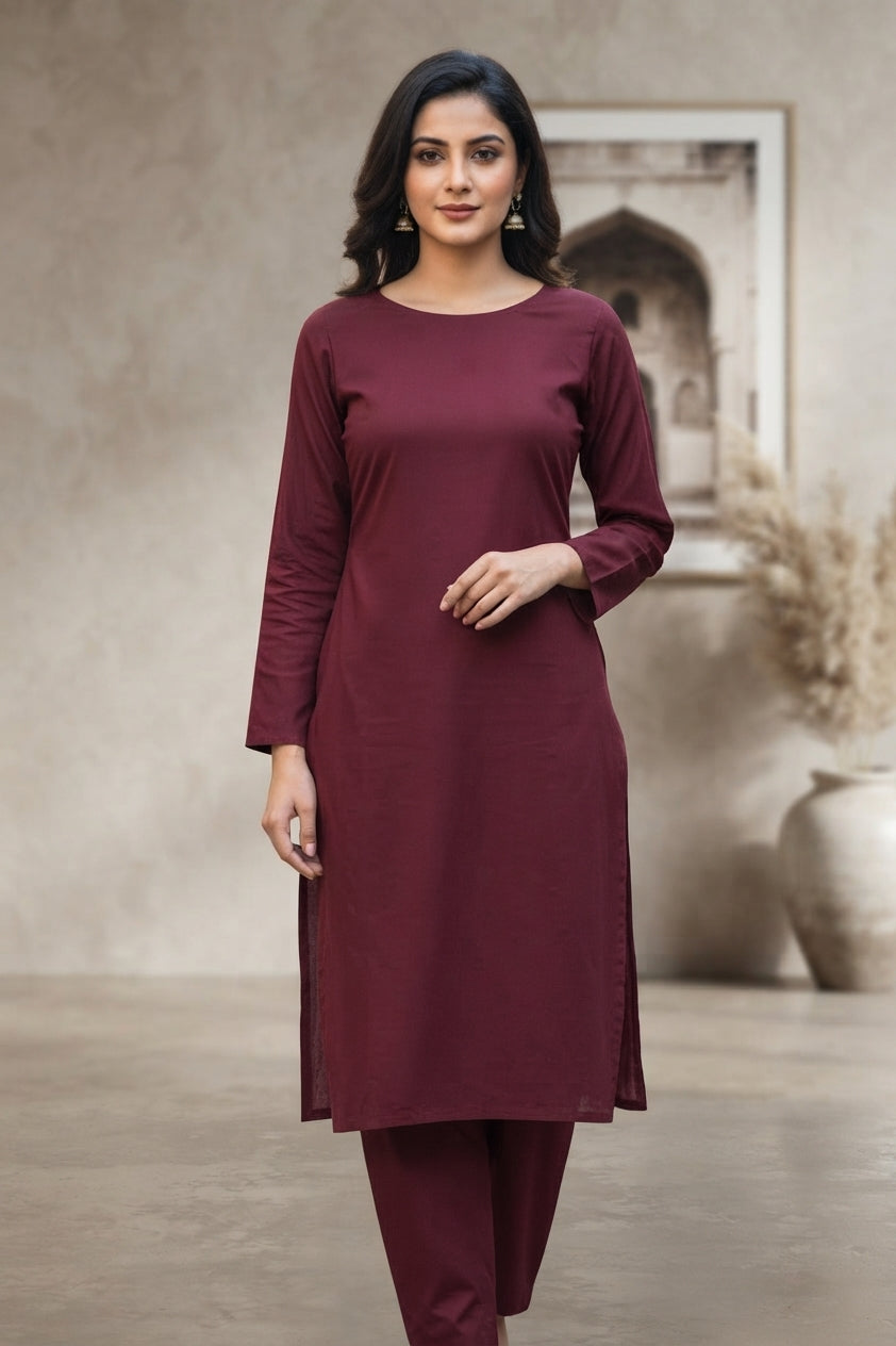 Sapphire Unstitched Plaino Linen ST 2pc