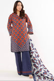 Al Karam Unstitched Printed Khaddar 3pc