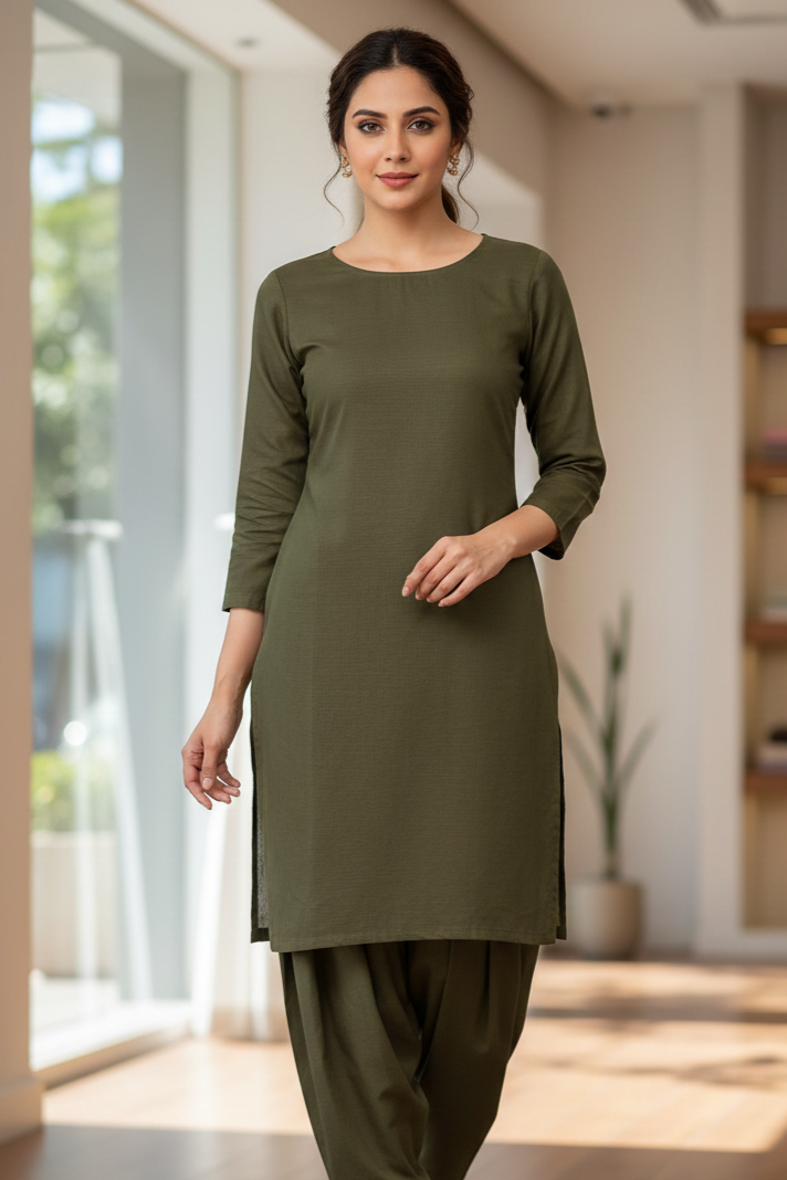 Sapphire Unstitched Plaino Khaddar ST 2pc