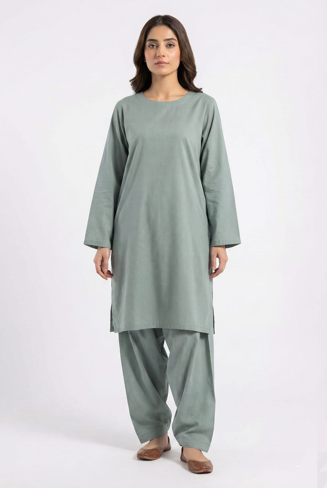 Sapphire Unstitched Plaino Khaddar ST 2pc