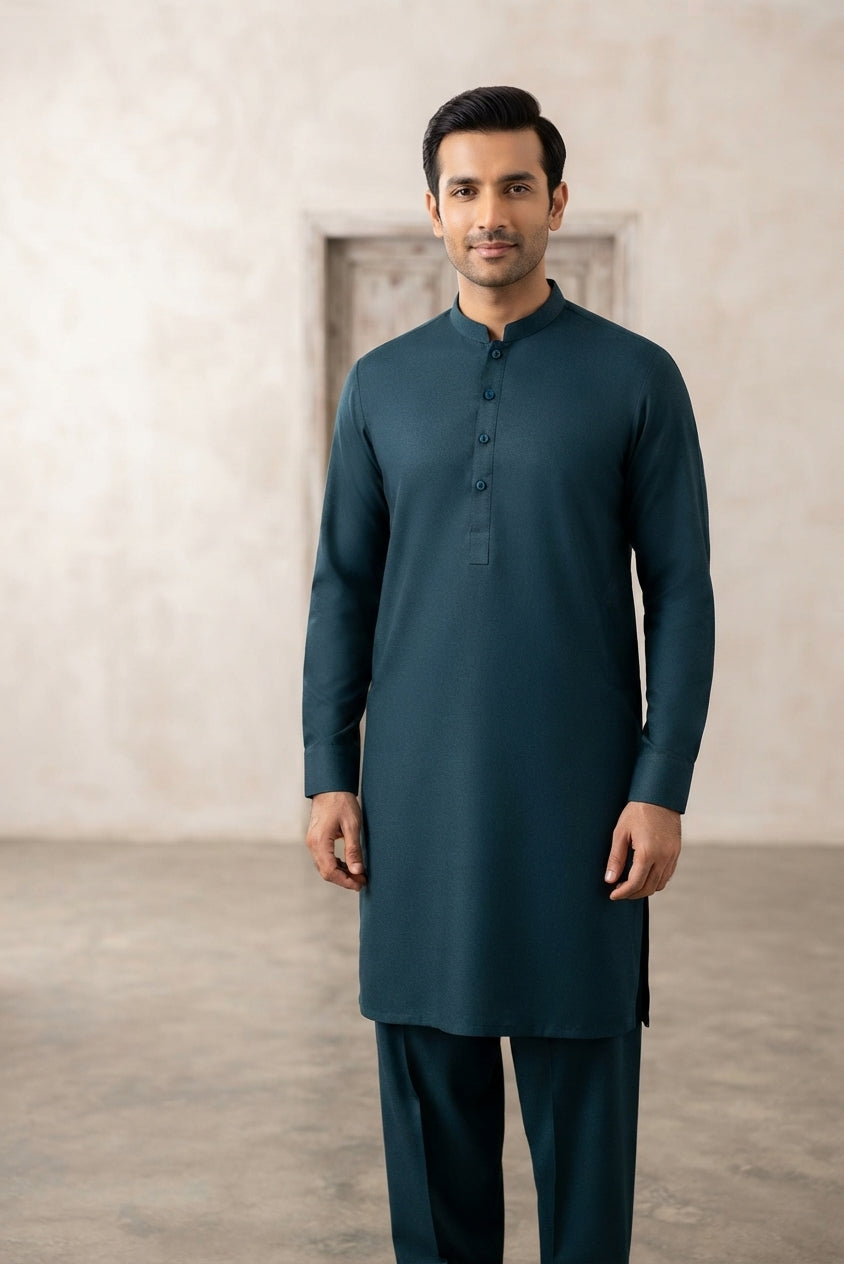 Gul Ahmed Men's Unstitched Wash & Wear