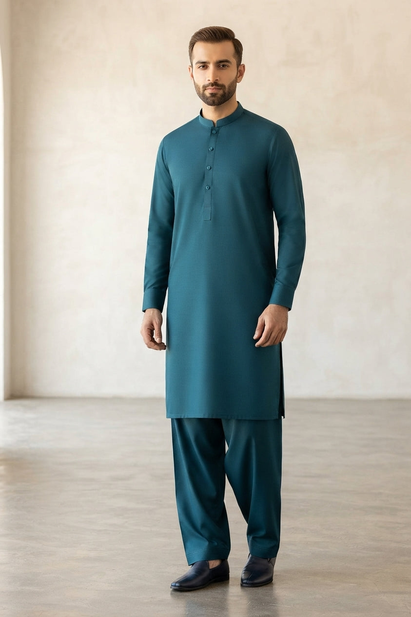 Gul Ahmed Men's Unstitched Wash & Wear