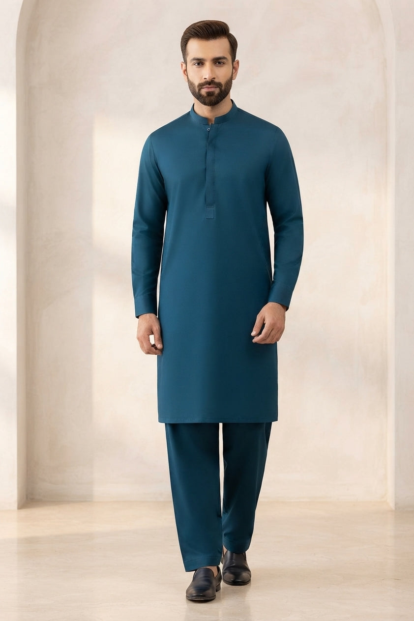 Gul Ahmed Men's Unstitched Wash & Wear