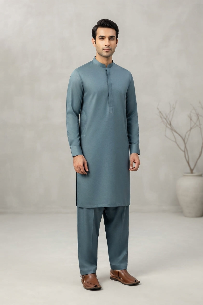 Gul Ahmed Men's Unstitched Wash & Wear