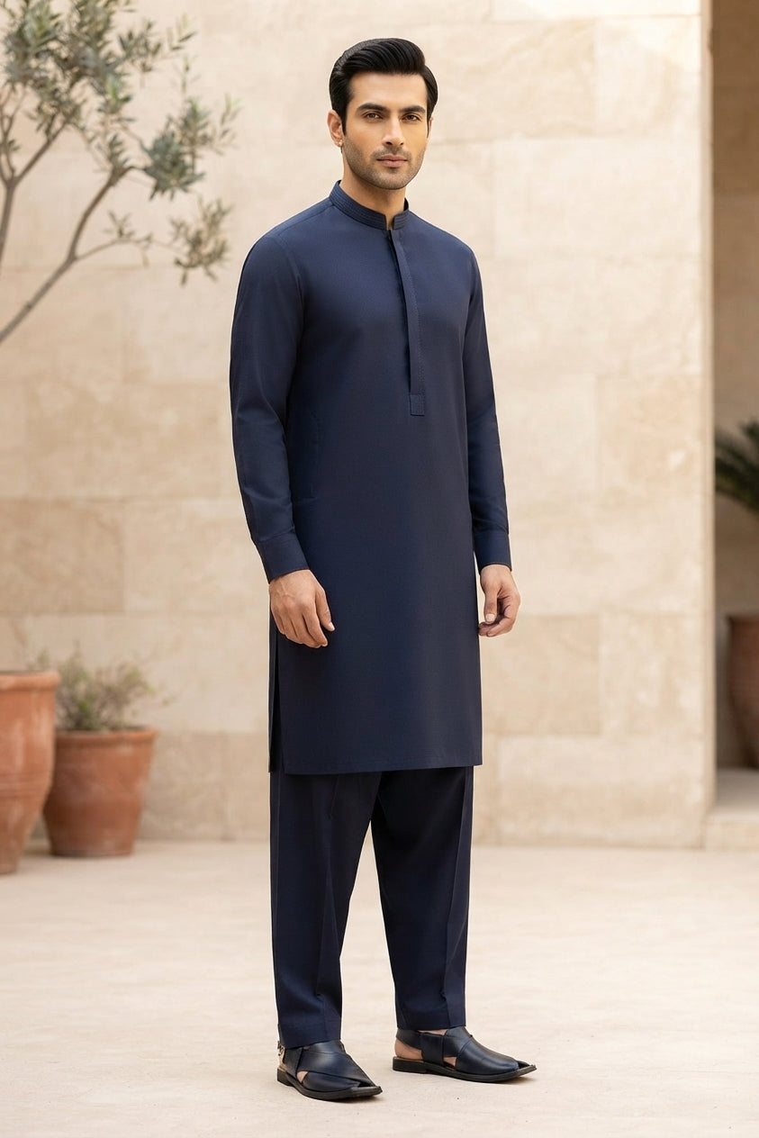 Gul Ahmed Men's Unstitched Wash & Wear