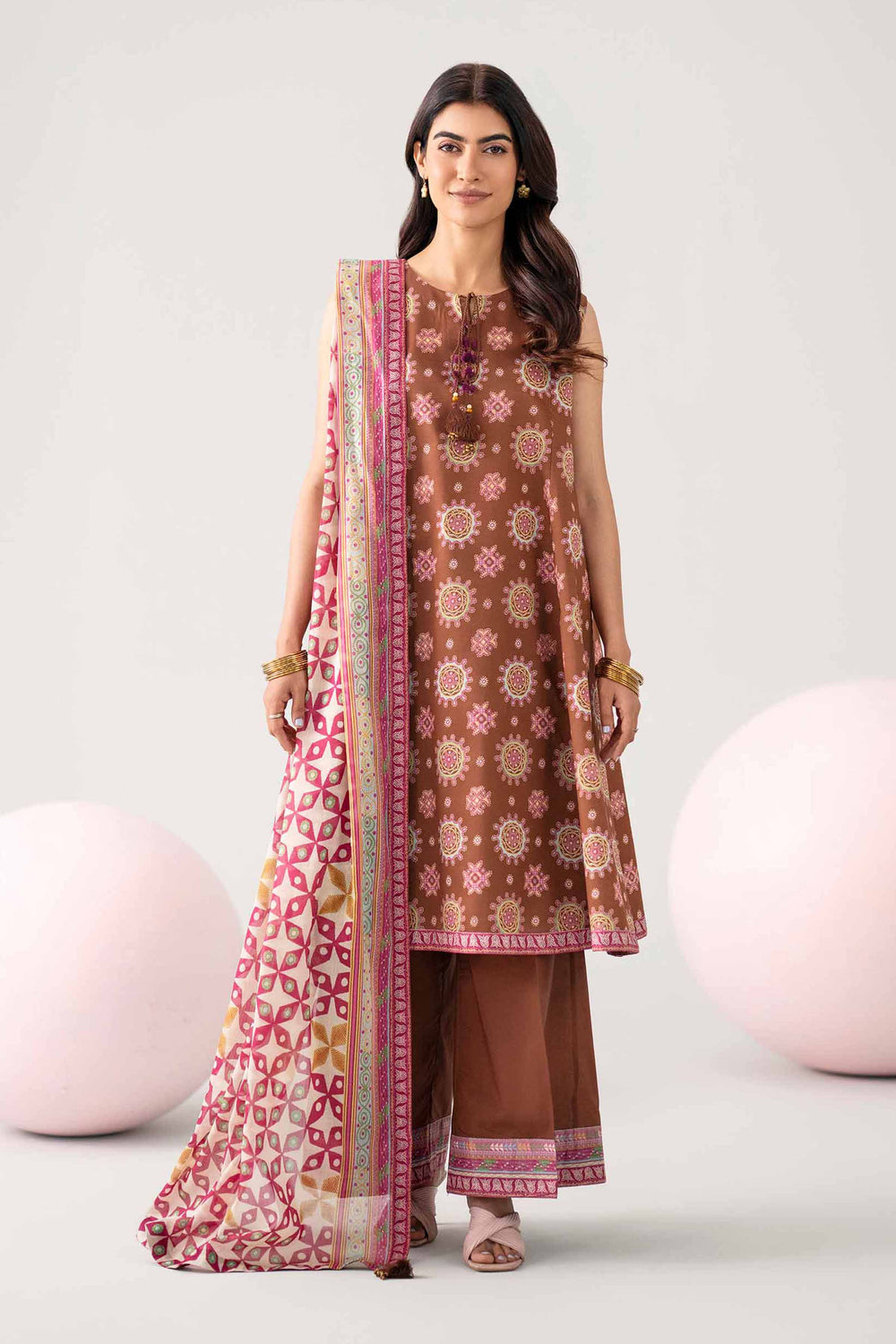 Nishat Unstitched Printed Viscose 3pc