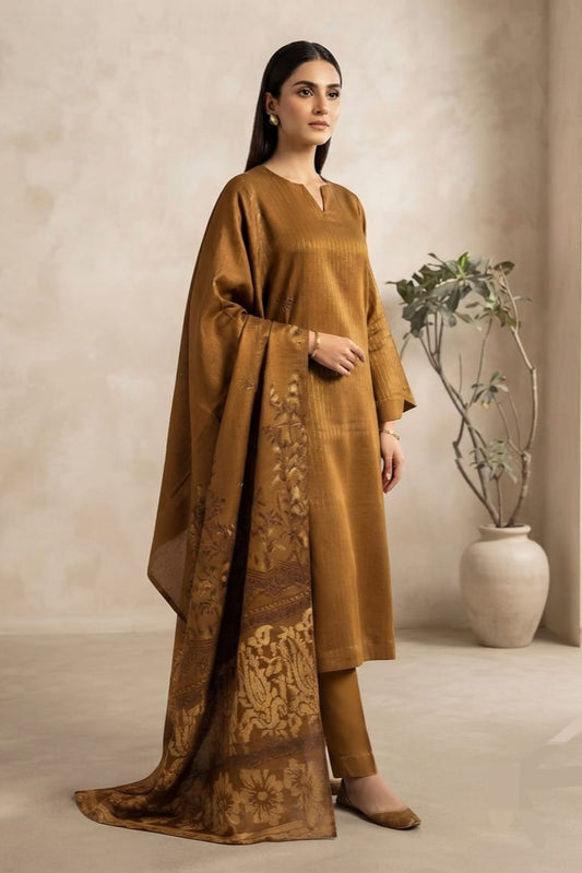 Tawakkal Stitched Jacquard 3pc