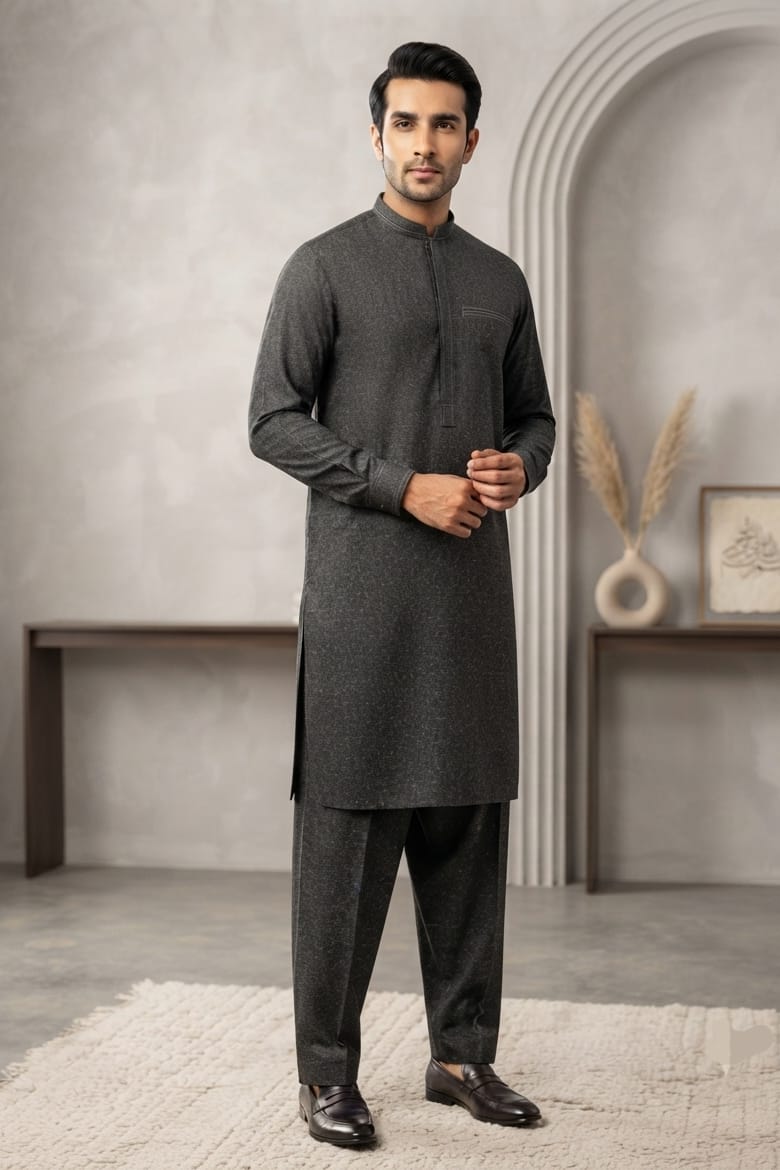 Zellbury Men's Unstitched Wool