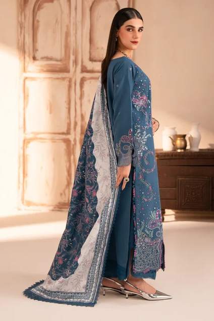 Parishay Veranda Embroidered Luxury Karandi 3pc