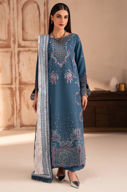 Parishay Veranda Embroidered Luxury Karandi 3pc