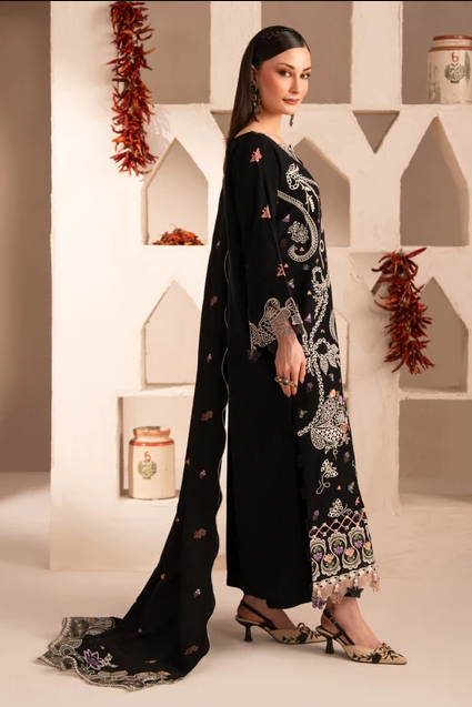 Parishay Veranda Embroidered Luxury Karandi 3pc