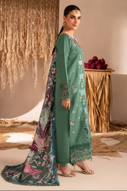 Parishay Veranda Embroidered Luxury Karandi 3pc