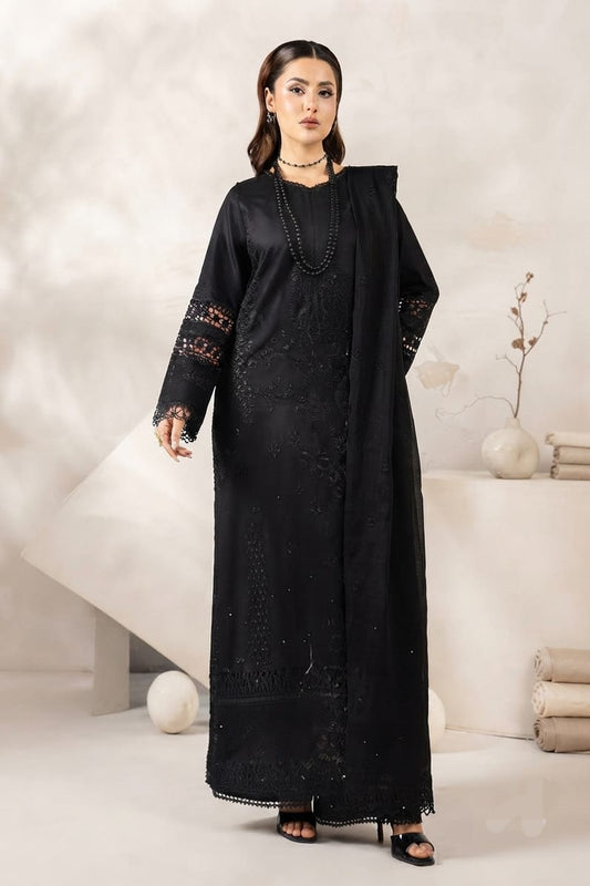 Mehru Embroidered Luxury Peach 3pc