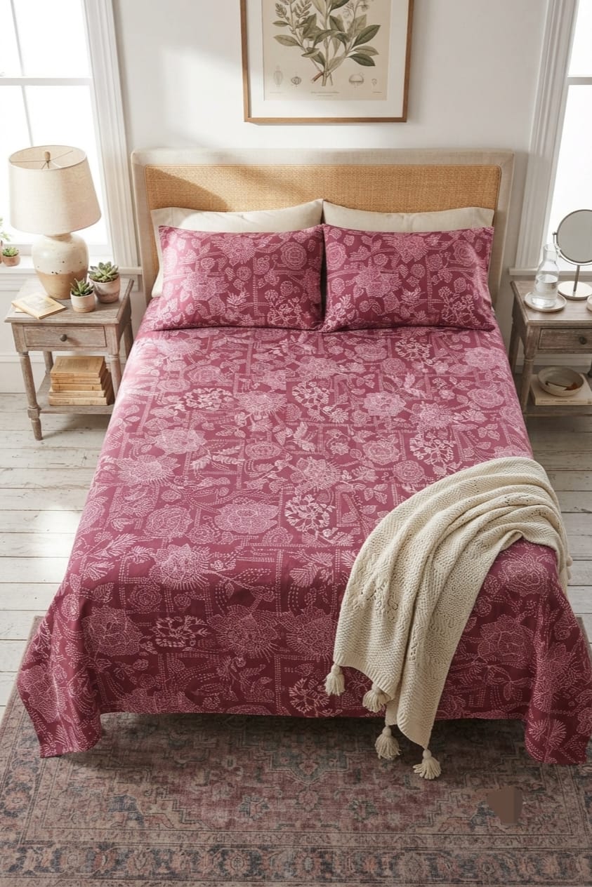 Popular Printed Cotton Bed Sheet