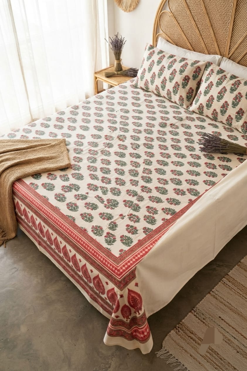 Popular Printed Cotton Bed Sheet