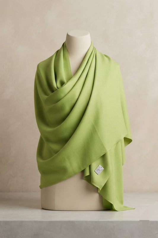 Sapphire Plain Wool Shawl