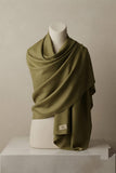 Sapphire Plain Wool Shawl