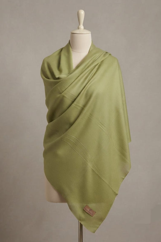 Sapphire Plain Wool Shawl
