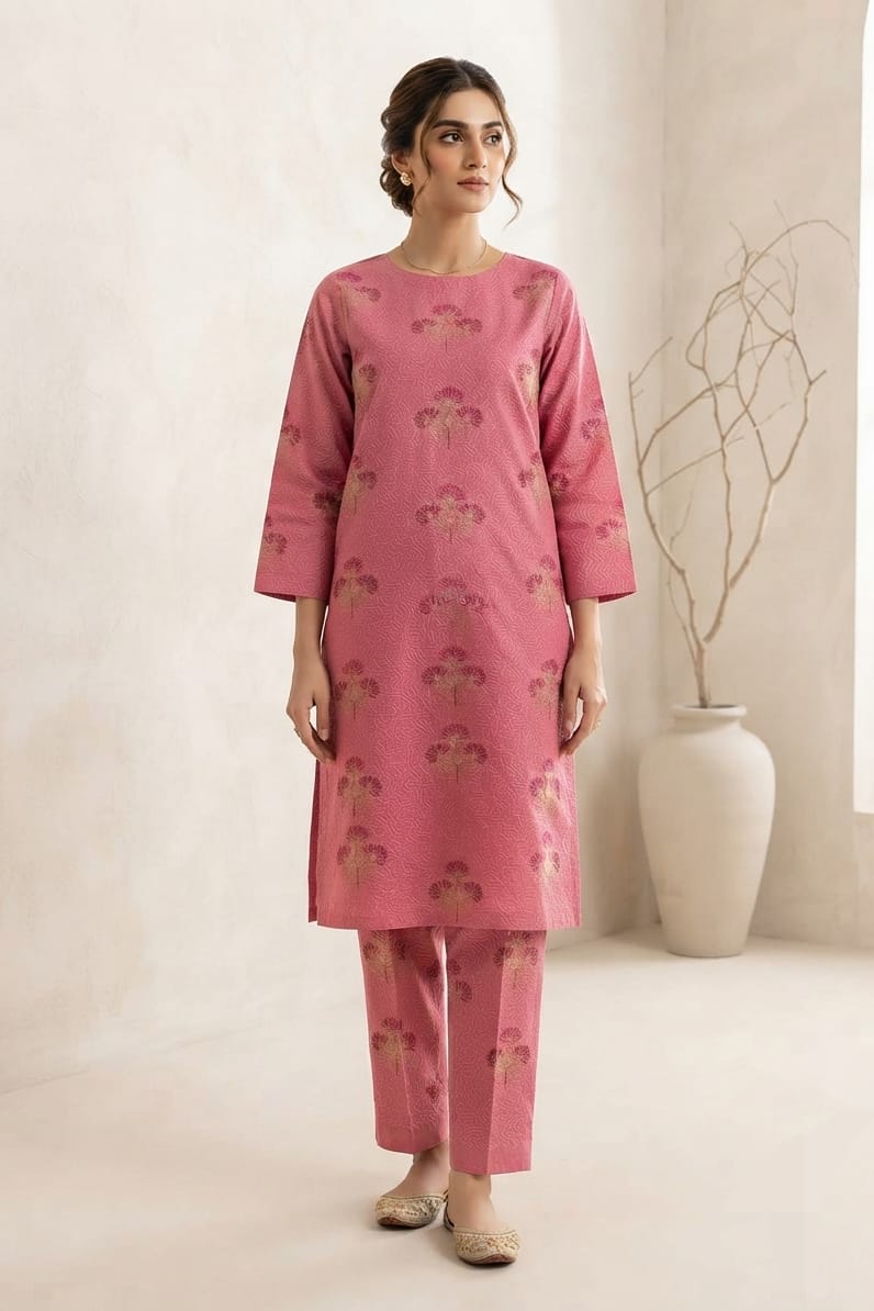 La Reine Unstitched Embroidered Lawn ST 2pc