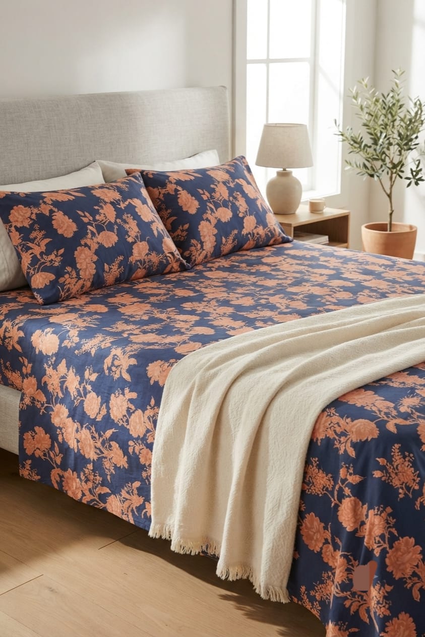 Popular Printed Cotton Bed Sheet