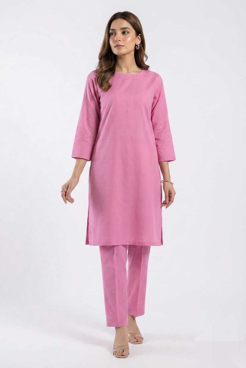 Sapphire Unstitched Plaino Linen ST 2pc