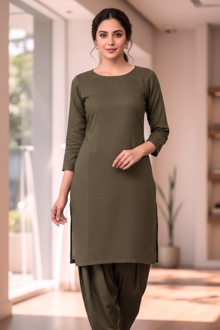 Sapphire Unstitched Plaino Linen ST 2pc