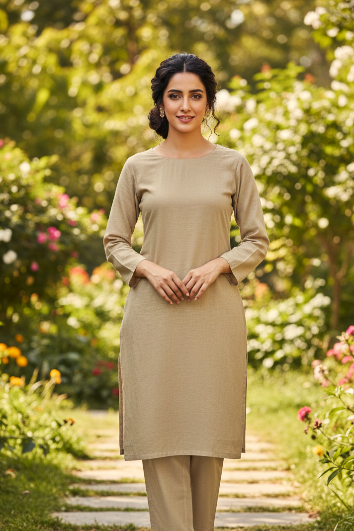 Sapphire Unstitched Plaino Linen ST 2pc