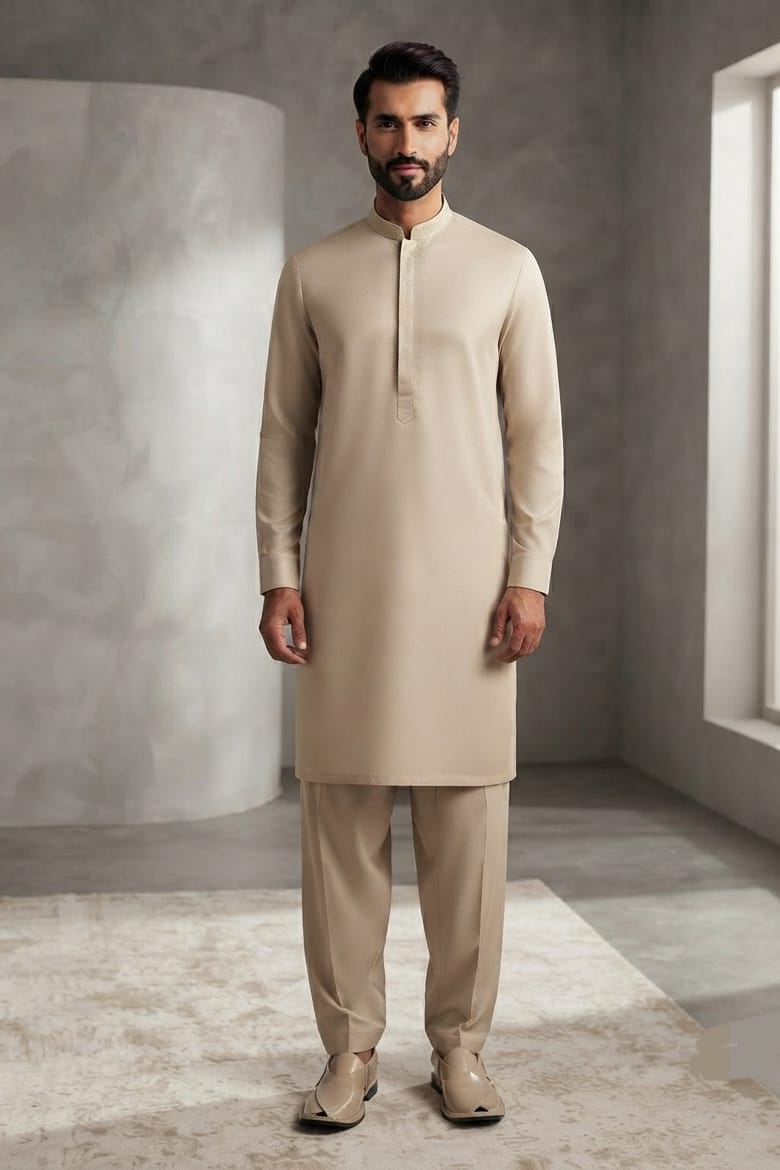 Nishat Men's Unstitched Wash & Wear